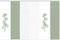 VISION S 080770 Berto Schiebegardine, halbtransparent, Bambus-Optik, 260x60 cm, Farbe:Salbei, Größe:260 x 60 cm, Anzahl:6X