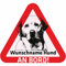 Indigos UG - Namensaufkleber Hund - Labrador - Aufkleber mit Namen & Wunschtext - individuell personalisiert - Auto - Motorrad - LKW