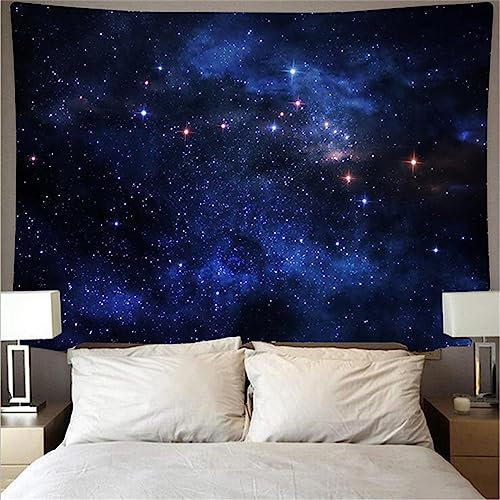 MEKPAM Wandteppich Nachthimmel Raum Sternenhimmel Hintergrund Tuch Zum Aufhängen Tuch Wandteppich Strandtuch Wandbild 150x130cm