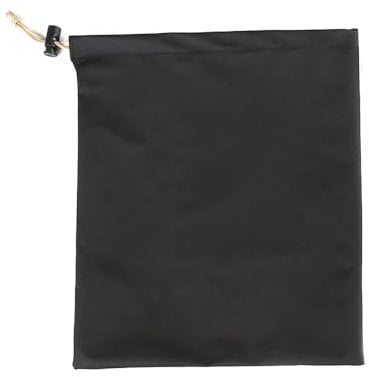 Wambere 3 Stück PU Kordelzugtaschen,Schwarz Drawstring Aufbewahrungstasche,Wasserdichtes Kordelzug Geschenk Tasche Schmuck Beutel,für Schlüssel Mobiltelefonen Kamera Mobile Stromversorgung,21×24cm