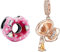 Amuefer Donut & Coffee Cup Charms für Armbänder 925 Sterling Silber Anhänger für Halsketten Geburtstag Weihnachten Schmuck Geschenke für Frauen-2 Stück