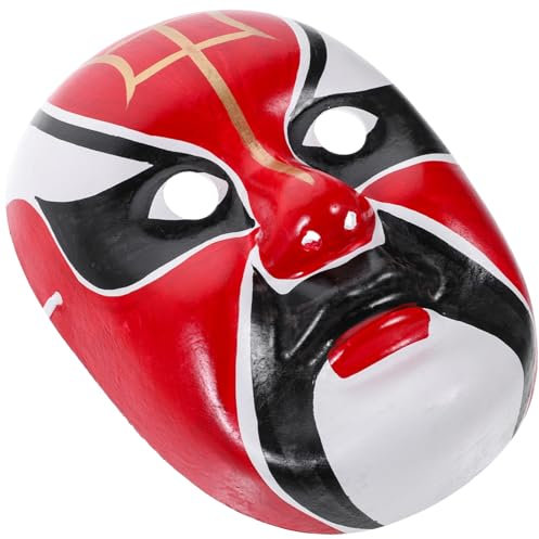 Cabilock 4 Pièces Décoration Murale 3d Masque De Fête Décoratif Décoration Murale Masques D'opéra Masque Chinois Décoratif Opéra De Pékin Masques Kabuki Enfant Portable Accessoires Gypse