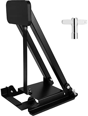TENTOTEN Bassdrum Übungspads, zusammenklappbares Bass-Pedal, Übungs-Pad für Training, fühlt sich echt an, hochdichter Gummi-Rückprall