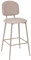 Atmosphera - Barhocker kamili beige h108,5cm