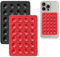 Lot de 2 ventouses en Silicone, Support de téléphone Portable à Ventouse carrée, en Silicone unilatéral, Convient pour Les téléphones Portables, Les banques d'alimentation et la Conduite
