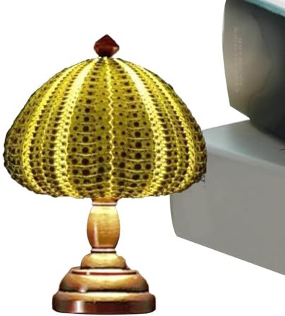 Lampada A Forma Di Riccio Di Mare, Lampada Da Tavolo Per Animali | Lampada Da Tavolo Vintage Con Ricci Di Mare, Lampada Da Scrivania Per La Casa Per Il Soggiorno Della Camera Da Letto, Lampada Da Como