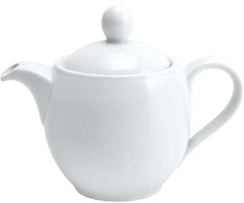 KAHLA System Plus Teekanne 0,40 l | weiße Kanne aus Porzellan