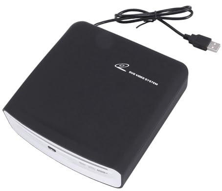 Luntfeiy Lettore CD portatile per auto, porta USB, compatibile con laptop, TV, computer