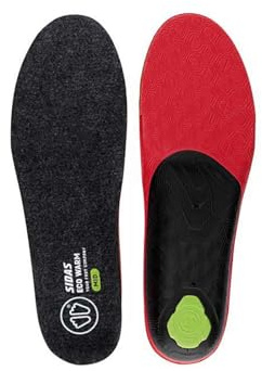 SIDAS Unisex 3feet Warm Insulated Cushioned Medium-Arched Feet Ski Boot Insoles with EVA Shell for Arch Support | Skiing, Winter Sports, Black, Medium
