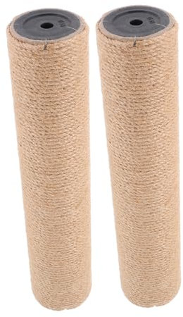 BESPORTBLE 2 Stück Ersatz Kratzbaum Aus Robustem Sisal 30cm Hoher Kratzbaum Ersatz Für Selbstgemacht Katzenkratzbaum Platzsparend Katzenkratzbaum Zubehör Für Innenkatzen