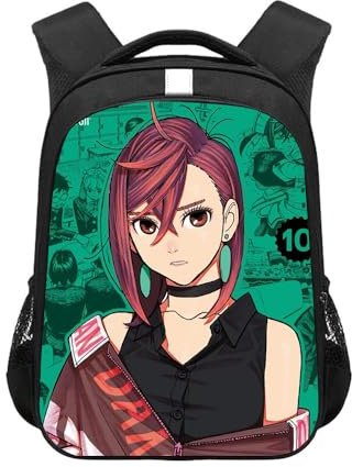 Zhongkaihua Dan DA Dan Ayase Momo Takakura Ken Rucksack für Jungen und Mädchen, Anime-Rucksack, Schulranzen, große Kapazität, Freizeittasche, Schüler-Tagesrucksack, Schulanfang, Dan Da Dan Typ A, L