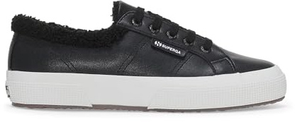 SUPERGA 2750 Vegan Material - Shoes - Sneakers - Black - Unisex, Black, 5 UK