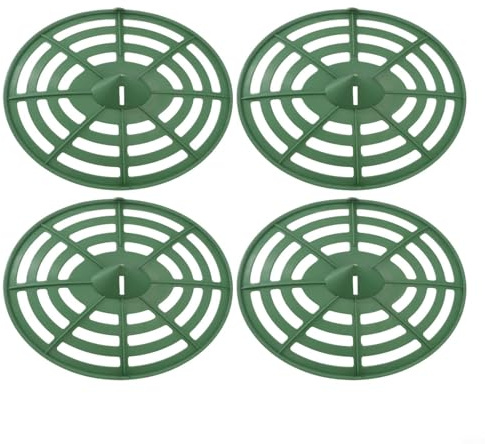 Zilimontt Melonenwiege 4 Packungen Kürbisständer Pflanzenstütze für Cantaloupe Melon Squash, Gartenschutzkorb mit robuster Kunststoffkonstruktion, Vielseitig einsetzbar für