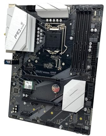 Carte mère Carte mère Fit for ASROCK Z490 PRO4/AC Compatible avec processeurs LGA 1200 i9-10900K i7-10700K i5-10400F, chipset Intel 4xDDR4, M.2 PCIE 3.0 ATX