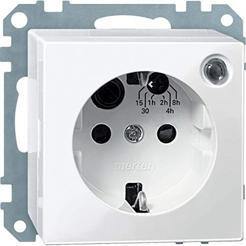 Schneider elec ppm - pme 32 00 - Toma bipolar tt lateral schuko temporizado elegance blanco