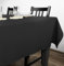 Rollmayer Tischdecke Tischtuch Tischwäsche Gastronomie Kollektion Vivid Uni einfarbig pflegeleicht waschbar 21 Farben zur Auswahl, Produkt für den täglichen Gebrauch(Schwarz 34, 140x220cm)