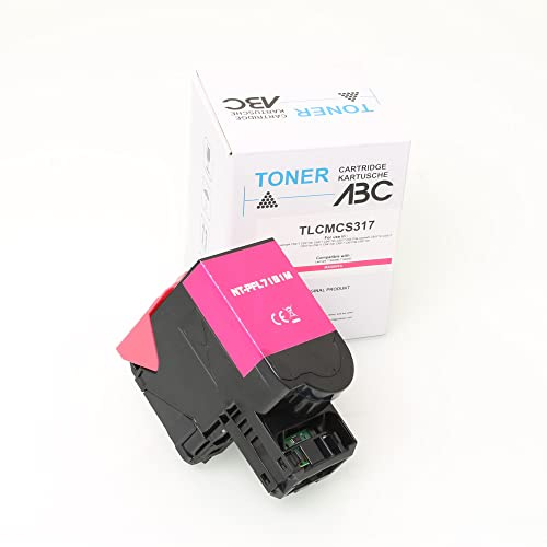 ABC Alternativ Toner Magenta für Lexmark CS317 CS317dn CS417 CS417dn CS517 CS517de Lexmark CS517dn CX317 CX317dn CX417 CX417dn CX517 CX517de CX517dn 71B20M0