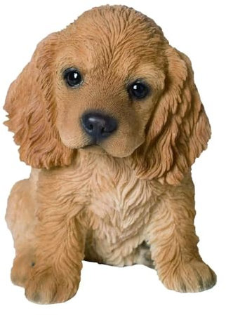 M.E.G Cards & Gifts Vivid Arts PP-COSP-F Haustierfreunde Golden Cocker Spaniel Welpe Dekoration für Haus oder Garten