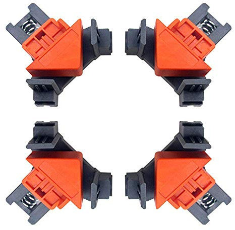 Pince d'angle auto-réglable multifonction pour planches de bois 90 degrés Outil de serrage manuel pour menuiserie, travail du bois, soudure Pinces d'angle.