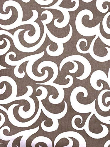 Baumwollstoff Dekostoff taupe Breite 160cm ab 50 cm (1m)