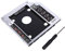 Disque Dur Caddy, 9,5 mm SATA HDD SSD Disque Dur Baie Support 2,5 Pouces SATA CD-ROM Lecteur Optique pour Ordinateur Portable