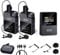 COMICA Drahtloses Mikrofon, BoomX-D2 Dual Channel 2.4G Wireless System Lavalier Funkmikrofon Kit mit 2 Sendern und 1 Empfänger für DSLR Kamera Camcorder Laptop Smartphone für Interview Live-Stream