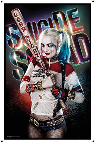 HISIMPLE Metall-Poster 20,3 x 30,5 cm Suicide Squad Retro-Metall-Blechschild für Bar, Kaffeehaus oder Zuhause