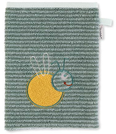 Sterntaler Waschhandschuh Bär Ben, Größe: 21 x 15 cm, Mittelgrün