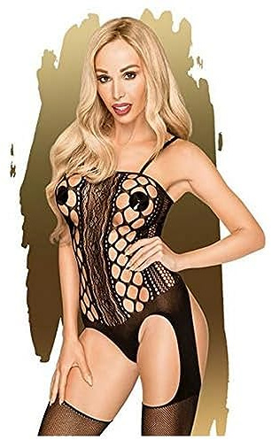 PENTHOUSE Bomb squad Netz-Bodystocking | Dessous | Dessous Damen Sexy Unterwäsche | Sexy Dessous für Damen für Sex | Unterwäsche Frauen | Erotik | Reizwäsche | Für Erwachsene