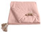 Enjoy Home – Edredon Décoratif - Vieux Rose avec 4 Pompons Jute – 90x190cm - 100% Coton – Certifié Oeko-TEX – Collection Panama
