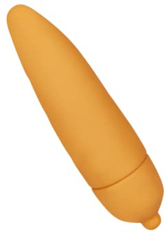 EIS Möhren-Minivibrator | wasserdicht | hautfreundliches Silikon | 11,5 cm | Sex Spielzeug für Frauen | Erotik | Sex Toys | Mehrere Vibrationsprogramme | Vibratoren für sie