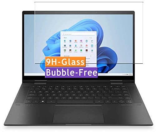 Vaxson Tempered Glass Screen Protector, compatible with HP ENVY x360 15-ey0000 15-ey 15.6 Laptop Visible Area, 9H Film Protectors Guard