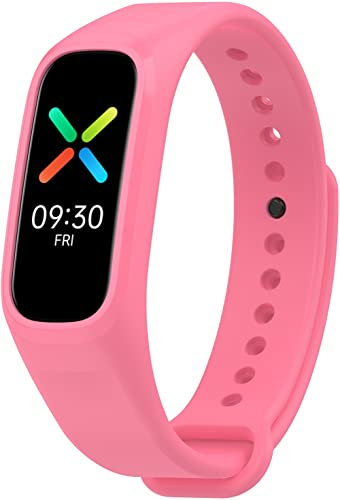 Chainfo Bracelet Montre en Silicone Souple compatible avec OPPO Band, Bracelet de Montre de Silicone à Libération Rapide NO221018 (Pattern 10)