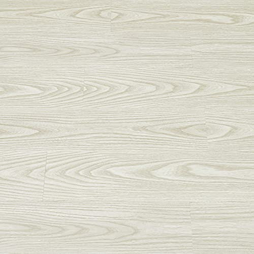 Grey White Self Adhesive Floor Tile Vinyl Flooring Planks Wood Effect Peel and Stick Floor Tile 15X90cm 18pcs for Kitchen Living Room Bathroom Planks (2.43m²)