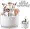 360° Rotating Pencil Pen Pot, Creative Pencil Pen Holder Makeup Brush Holder with 5 Compartments,Rotatable Desktop Desk Tidy Organiser Decorative Stationery Storage Boxes for Home Office