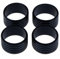 Fopytu 4 Pcs Tennisschläger Grip Ring Racket Band, Overgrip an Ort Und Stelle, Für Kürbisschläger, Racquetball, Badminton, Pickleball -paddel, Baseballschlägergriff