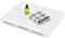 GOPLUS - Alfombrilla de ducha antideslizante, alfombrilla de baño de ducha HIPS para interior y exterior, alfombra de suelo con diseño de listones para bañera, piscina (60 x 48 x 4,5 cm), color blanco