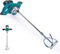 Miscelatore per cemento, malta e vernici da 2100 W con frusta e cavo da 3 metri, agitatore professionale attacco M14 impugnatura ergonomica e sistema antivibrante Nero, Blu