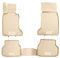 OMAC Gummimatten Fußmatten kompatibel mit BMW 5er E60 E61 2003-2010 TPE Automatten Beige 4X
