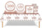 69pcs Rose Gold 100th Birthday Decorations for Women - Tableware Set With Tablecloth, Plates, Napkins, Cups for Her Birthday Table Decorations and Gifts