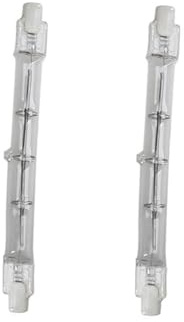 UGEFKMQ 5Pc R7S Lampadine Alogene Lineare R7S 78mm 118mm 189mm 254mm J Type Lampadina Alogena Lineari R7S 230V 100W 200W 500W 1000W 1500W Dimmerabile Bianco Caldo 118mm-200W