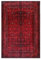 RUG WEAVERS Rugs Living Room - Washable Rug - Area Rug - Non-Slip Rugs Carpet Woven from Cotton - Vintage Rug for Living Room Bedroom Kitchen - Kid and Pet Friendly (RED RUG, 80X150 CM)