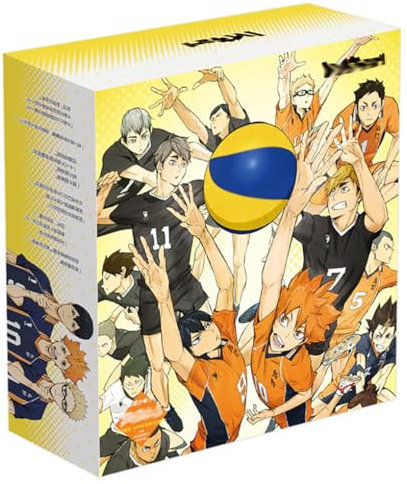 18 Haikyuus Merch Geschenk Box | Anime Figur Wasserflasche, Anhänger, Aufkleber, Poster, Karten, Abzeichen, Badges | Haikyuus Kollektionen Set