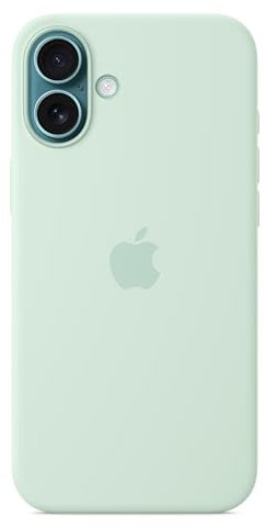 Apple iPhone 16 Plus Silicone Case with MagSafe – Aquamarine 