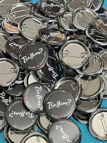 Uvimark | 100 Chapas de 38 mm Personalizadas | Chapas Personalizadas con Diseño