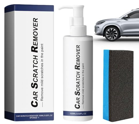 Rimozione antigraffio per veicoli – Rimozione graffi per vernice auto | 100 ml Set di detergente spray sbiancante lozione per sigillatura in ceramica barca, parabrezza, cerchione, macchie