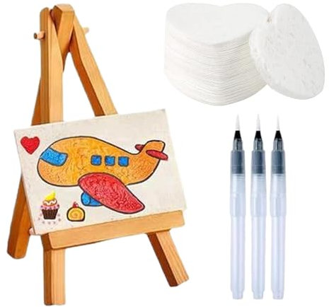 Kit de Pintura Texturizada Mágica | Juego De Pintura con Textura Espumosa - Materiales De Arte, Rotuladores Y Esponjas para Manualidades, Dibujo, Fiestas Creativas Niños Y Adultos