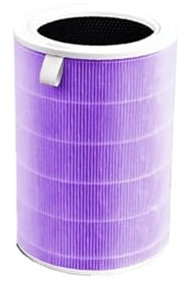 A010 2 pezzi Filtro HEPA di ricambio viola, compatibile con Xiaomi Mi, purificatore d'aria 3C 3H 3, 2C 2H 2S, Pro, parte M8R-FLH H13 True Air Clean Dus