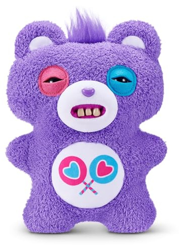 Fuggler Care Bears 9-Inch Plush Toy (Share Bear) by ZURU – Funny Ugly Monster Stuffed Animal with Human-Like Teeth, Collectible Plush for Kids, Tweens, Teens, Adults & Crossover Fans