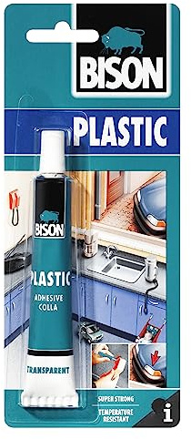 BISON Kunststoffkleber, transparent, 25 ml